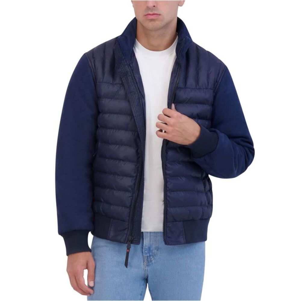 Robert Graham Mens Quilted Bomber Jacket, NWT